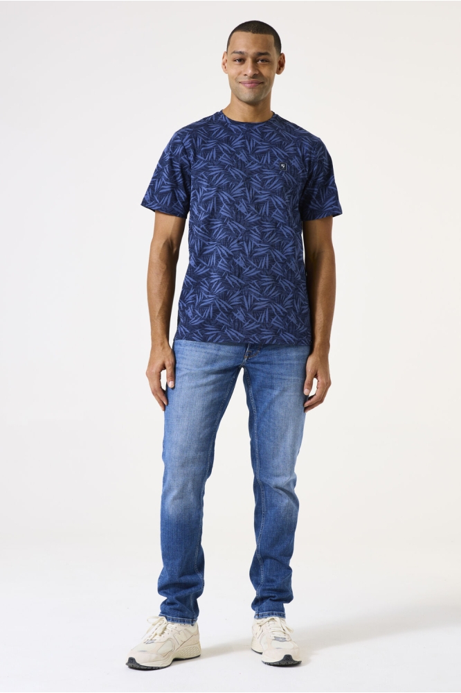 T SHIRT MET PRINT E51210 2591 DEEP INK